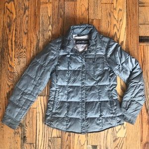 Eddie Bauer quilted down jacket size S